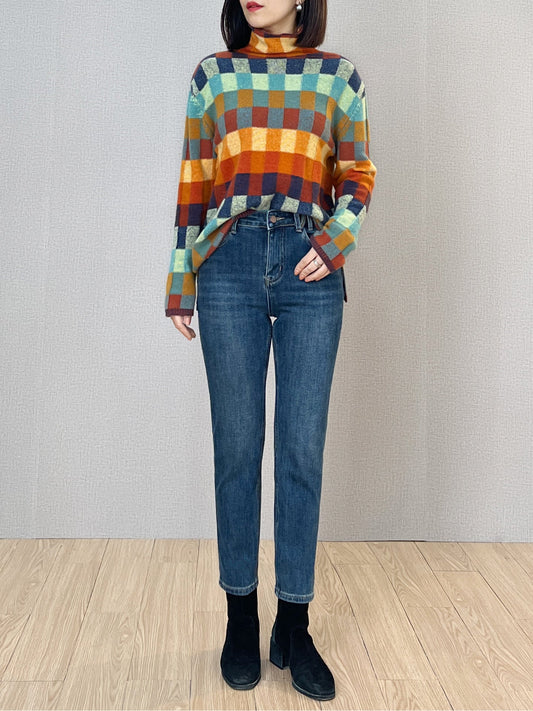 "Pull Patchwork Élégance"