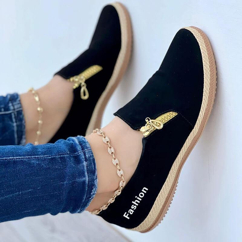 Chaussures Élégantes à Fermeture Éclair – Confort et Style au Quotidien