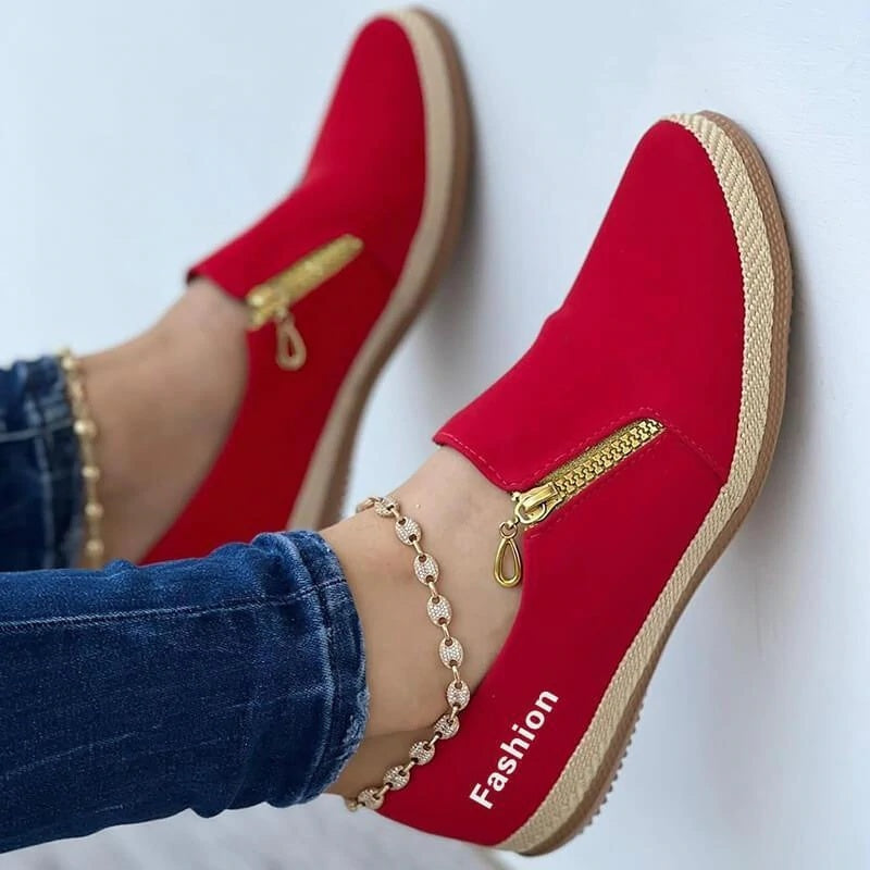 Chaussures Élégantes à Fermeture Éclair – Confort et Style au Quotidien