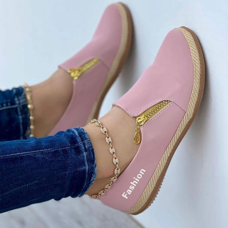 Chaussures Élégantes à Fermeture Éclair – Confort et Style au Quotidien