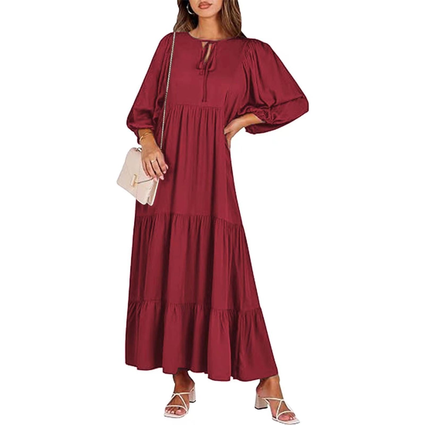 "Robe Bohème Florale"