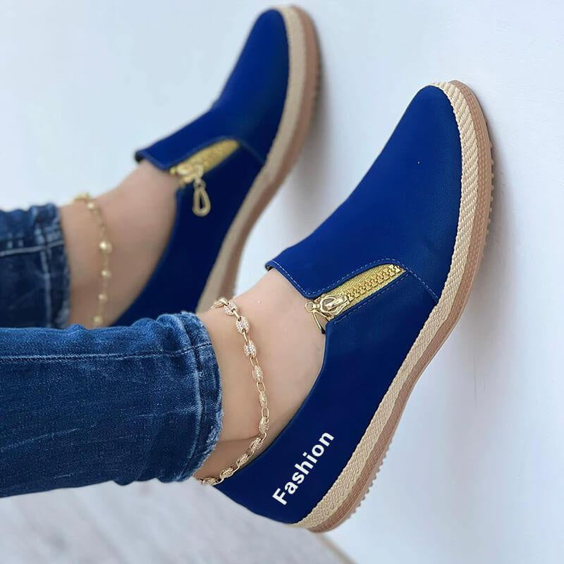 Chaussures Élégantes à Fermeture Éclair – Confort et Style au Quotidien